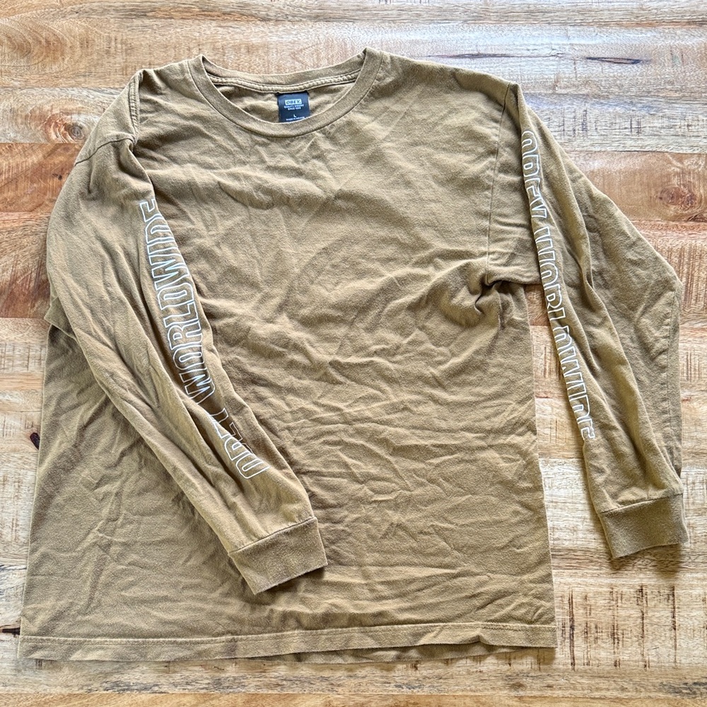 Obey worldwide long sleeve shirt men’s large